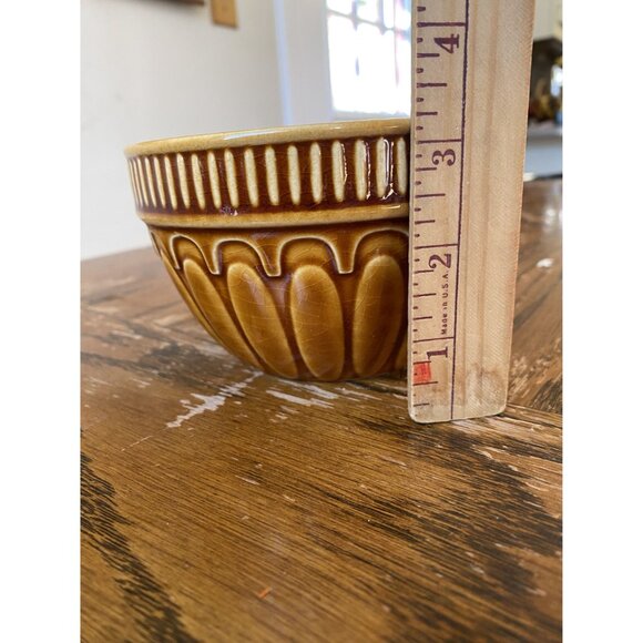 Vintage Real Home Stoneware Mixing Bowl 5.5" Diameter Microwave & Dishwasher Saf - Picture 4 of 6